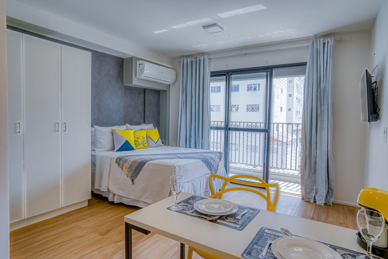 סאו פאולו 360 Suites Aurora Republica - Apartamentos Mobiliados מראה חיצוני תמונה