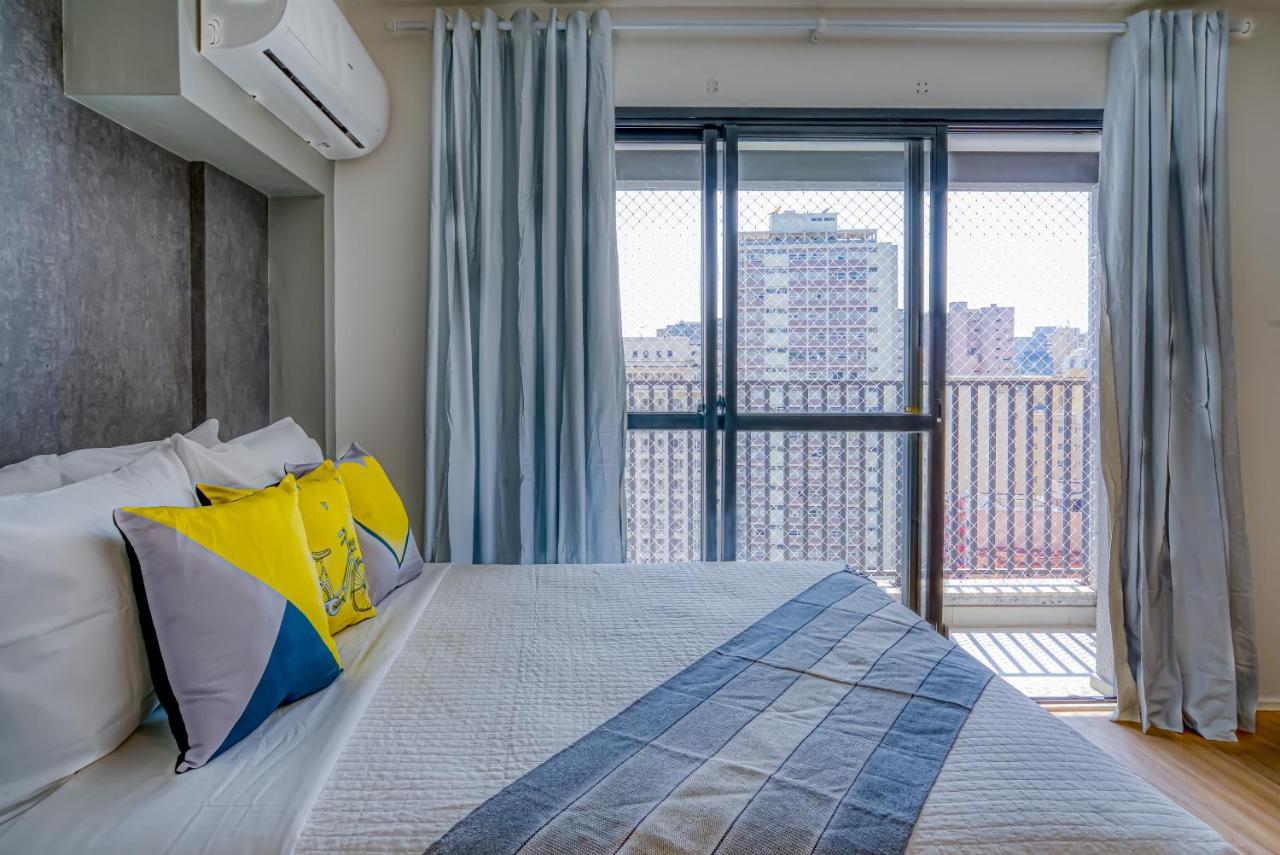 סאו פאולו 360 Suites Aurora Republica - Apartamentos Mobiliados מראה חיצוני תמונה