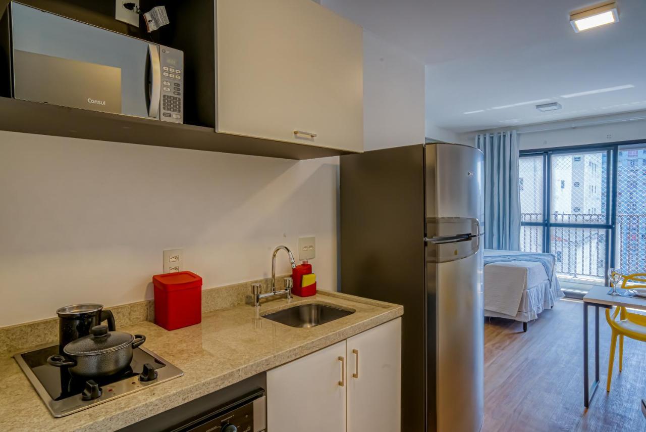 סאו פאולו 360 Suites Aurora Republica - Apartamentos Mobiliados מראה חיצוני תמונה