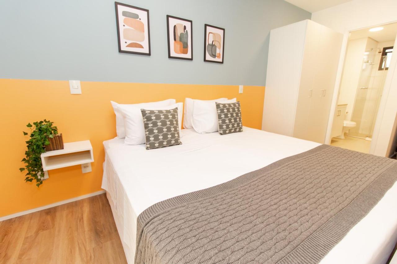 סאו פאולו 360 Suites Aurora Republica - Apartamentos Mobiliados מראה חיצוני תמונה