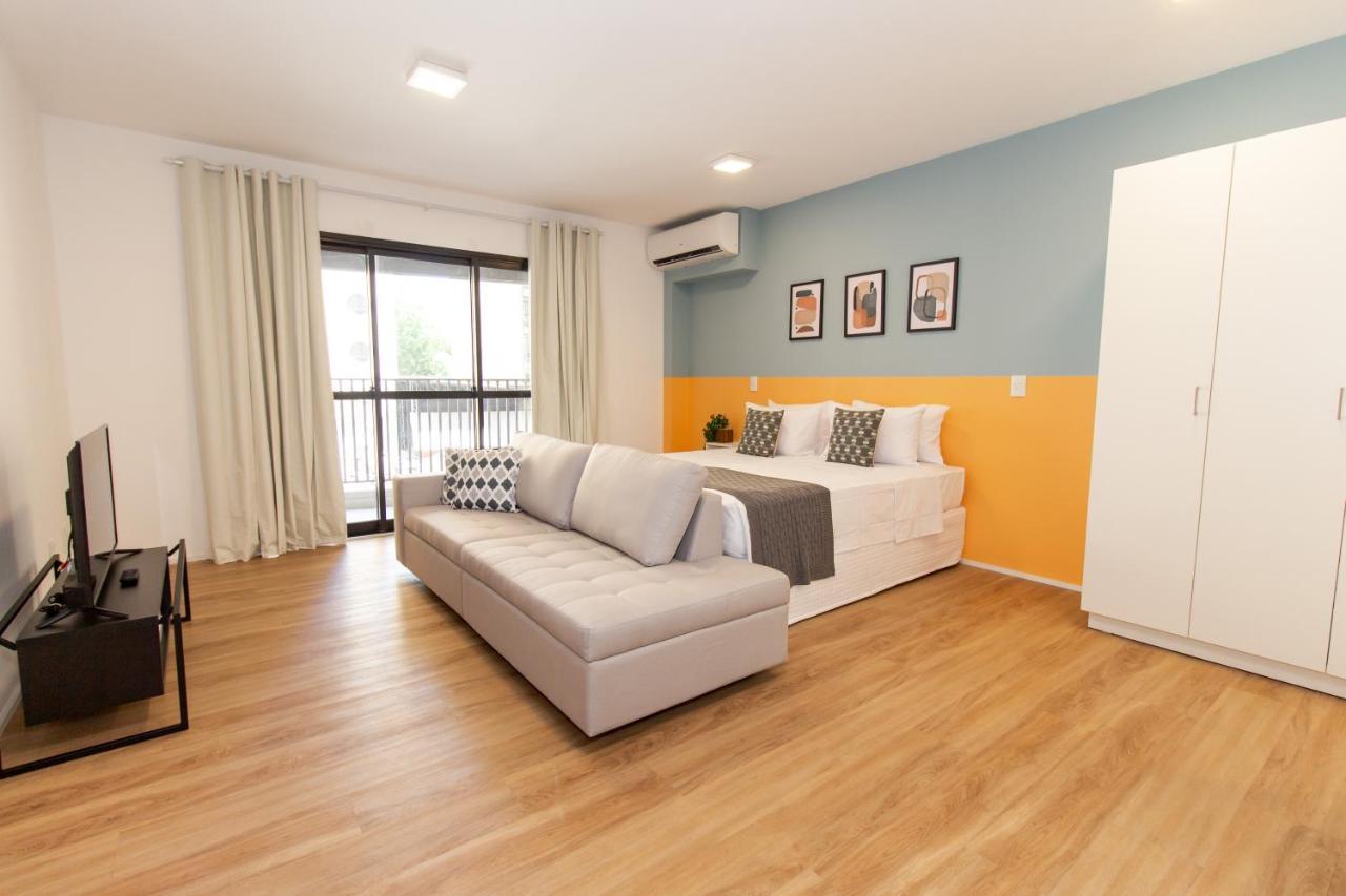 סאו פאולו 360 Suites Aurora Republica - Apartamentos Mobiliados מראה חיצוני תמונה