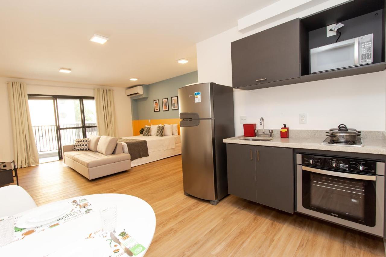 סאו פאולו 360 Suites Aurora Republica - Apartamentos Mobiliados מראה חיצוני תמונה