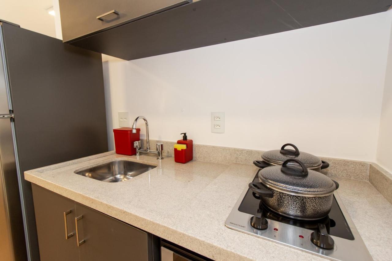 סאו פאולו 360 Suites Aurora Republica - Apartamentos Mobiliados מראה חיצוני תמונה