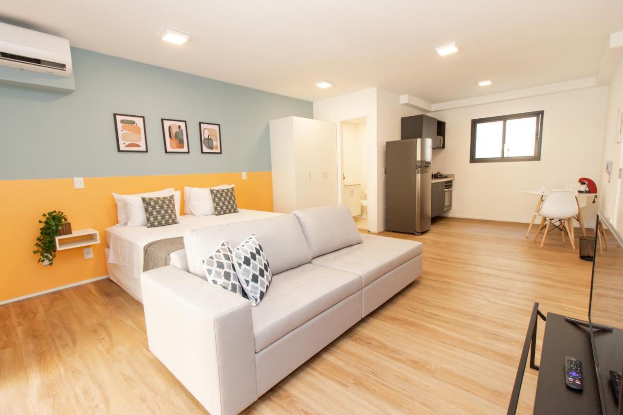 סאו פאולו 360 Suites Aurora Republica - Apartamentos Mobiliados מראה חיצוני תמונה