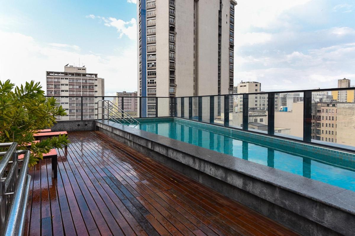 סאו פאולו 360 Suites Aurora Republica - Apartamentos Mobiliados מראה חיצוני תמונה